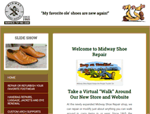 Tablet Screenshot of midwayshoerepair.com